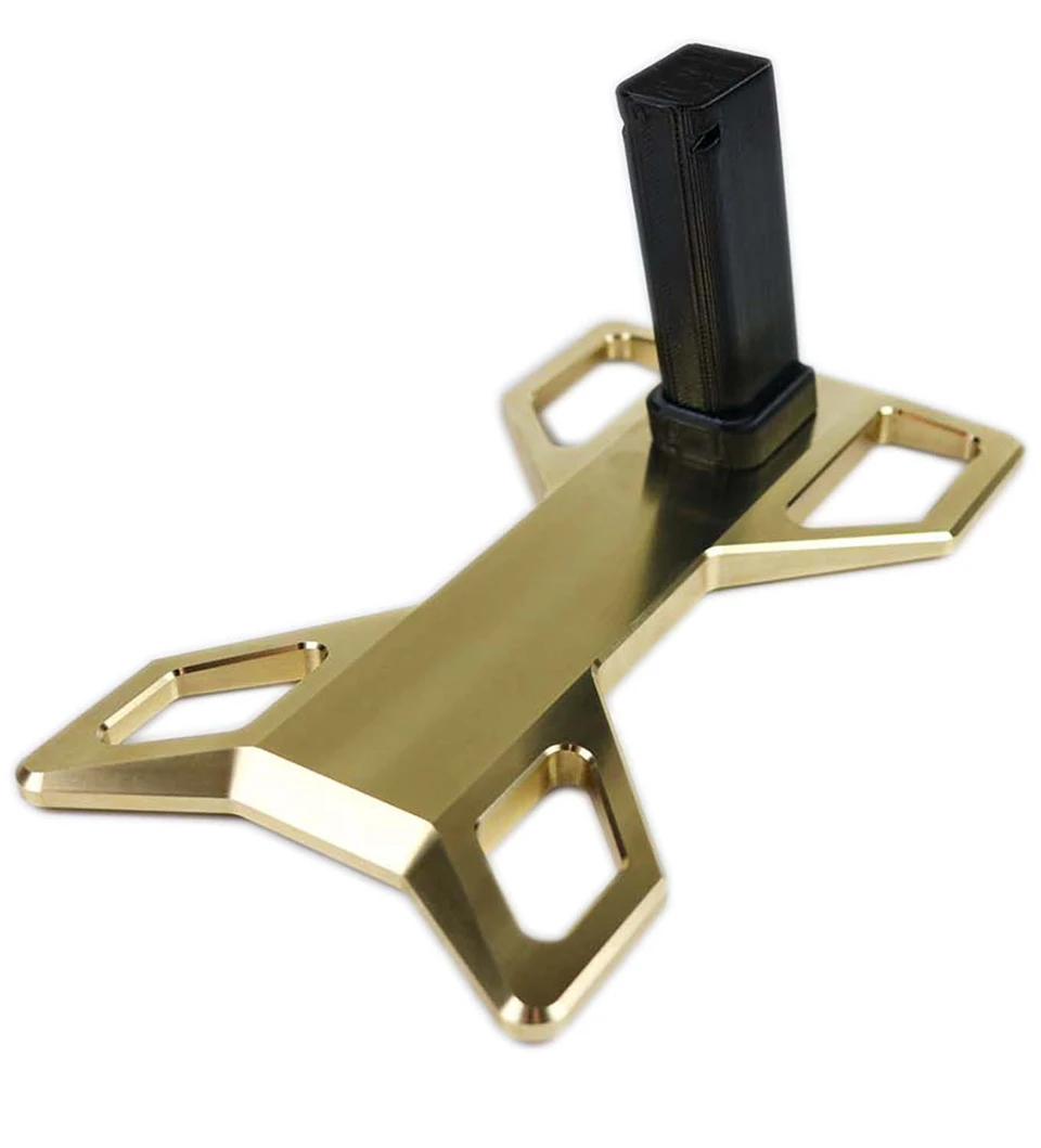 LOK Grips Gun Stand Brass